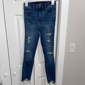 Abercrombie & Fitch Blue Skinny Jeans